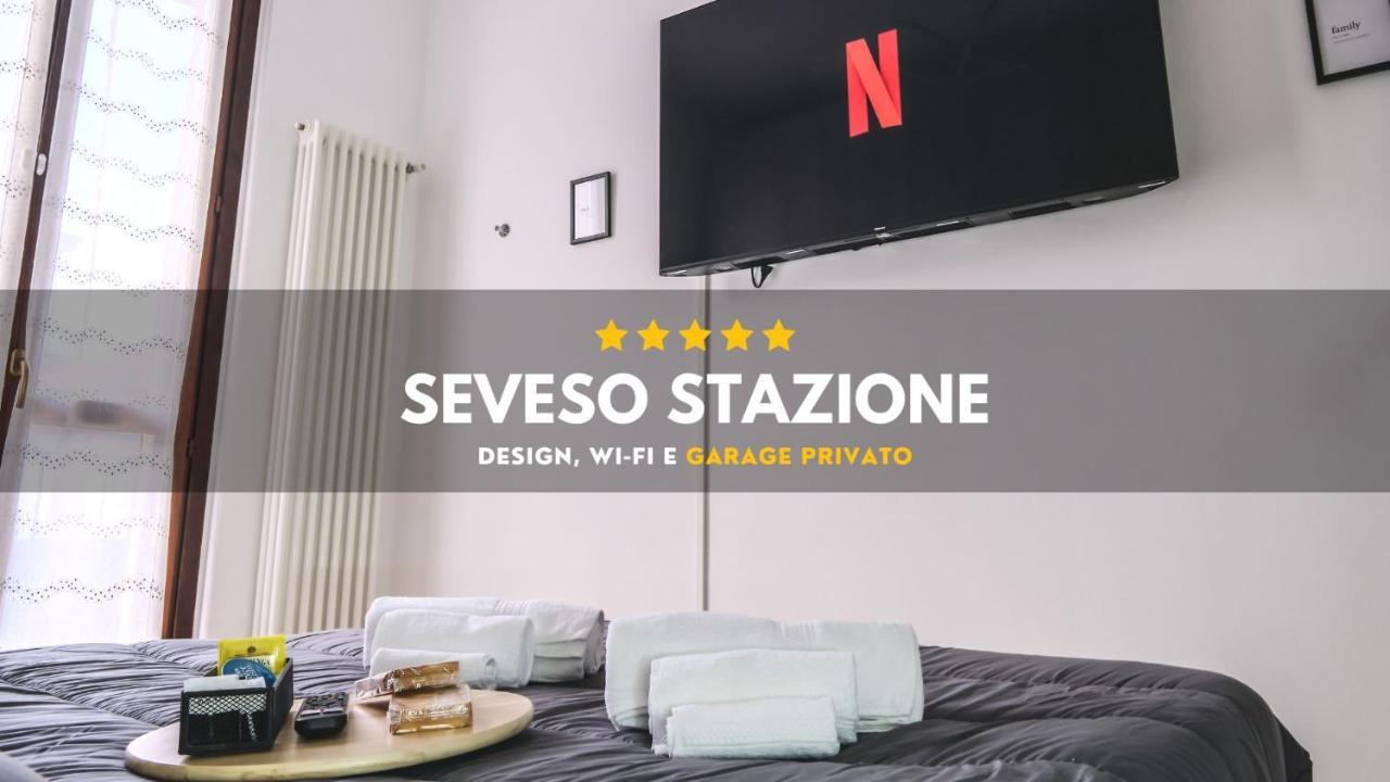 Seveso-Stazione Design, Wifi & Garage Privato 아파트 외부 사진